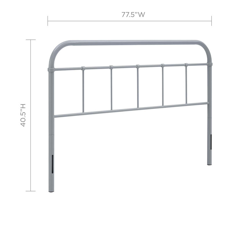 Lomita Headboard, Gray, King
