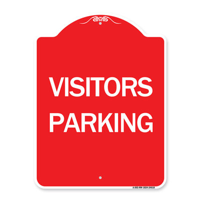 Signmission Designer Series Sign - Visitors Parking/24618