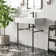Rectangular 30 Ceramic Console Sink White Basin with Overflow Single Faucet Hole
