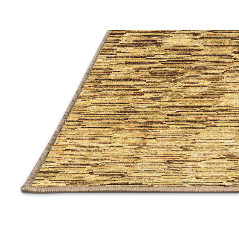 Kemareon Washable Striped Indoor Rug, Rectangle 2' x 4'