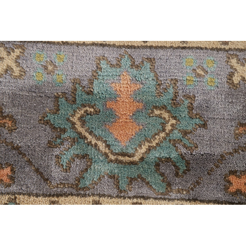 Tapis oriental floral Oushak All-Over 9 x 12