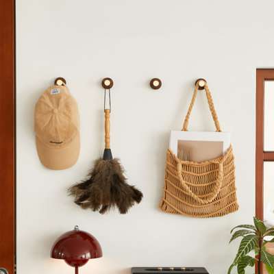 Crochet mural en bois sans perçage (simple)