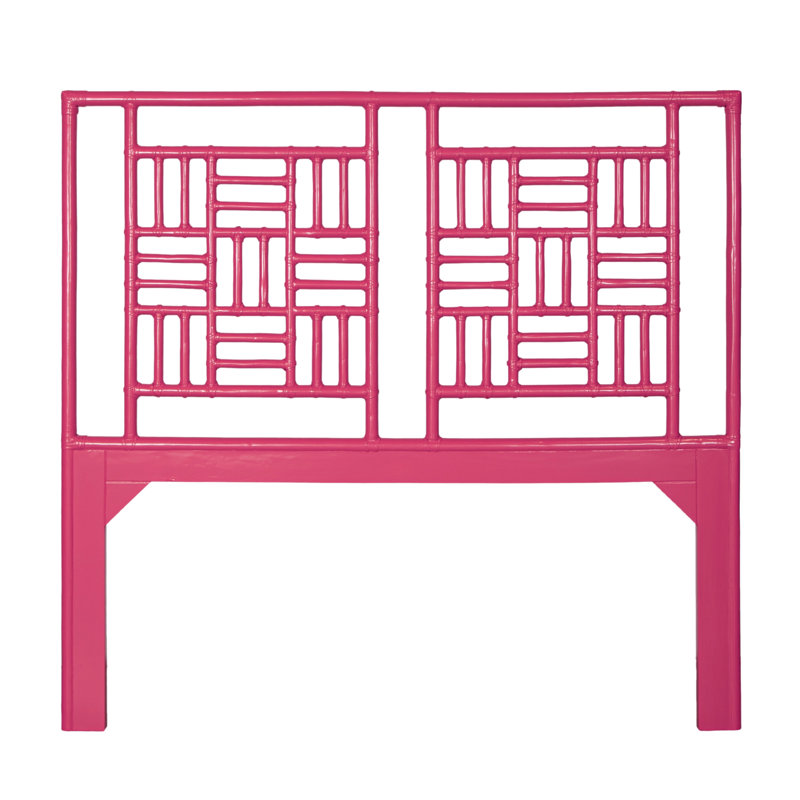 Finn Queen Bed, Pool Blue, Queen, Pink