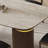 Durable Rock Plate Dining Table and Chair Set-106686714