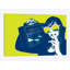 « boombox joint jaune », reproduction d’impression sur toile-32561182-72136379-72136380