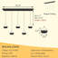 Luminaire suspendu en cristal DEL pour îlot de cuisine-2008950848-2008950858