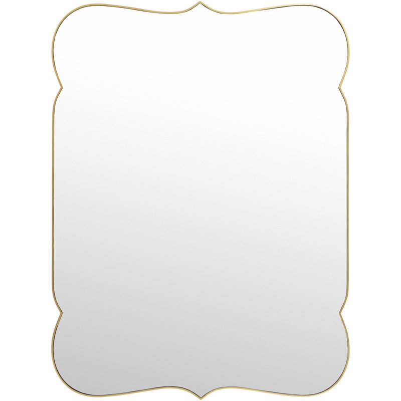Chouteau Metal Flat Wall Mirror, 40" x 30"