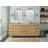 84'' Double Bathroom Vanity with Quartz Top-90140341-78311441