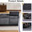 Compression Mahjong Sofa,Convertible Floor Sofa Bed,DIY Boneless Modular Sectional Sofa,No Assembly Required,Circle Fleece Fabric,Oversized Single Seater With 1 Pillow And 1 Ottoman,Dark-Grey-261485222
