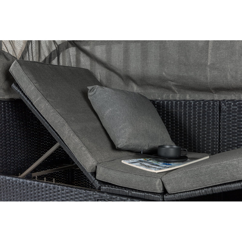 Kanode 60cm Wide Metal Patio Daybed