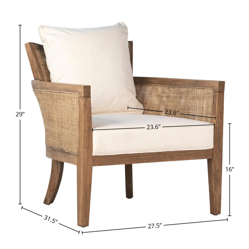 Lily Cotton Blend Upholstered Occasional Chair
