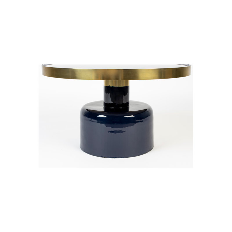 Glam Coffee Table, Blue, Blue
