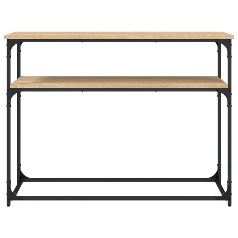 Console Table, Sonoma Oak, 75cm H x 100cm W x 35.5cm D