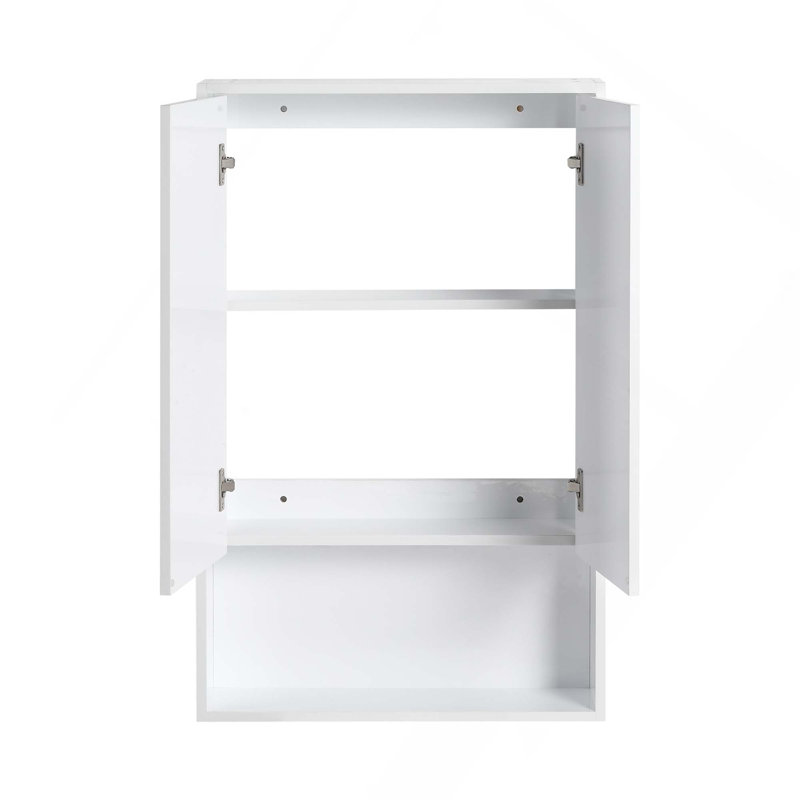 Armoire murale de salle de bain 24 po à fixation flottante avec portes à fermeture en douceur