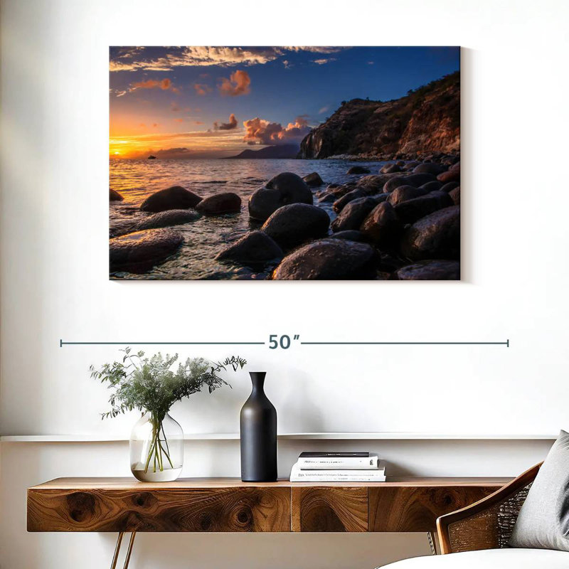 Basseterre Rocky Gillard, 26" H x 39" W