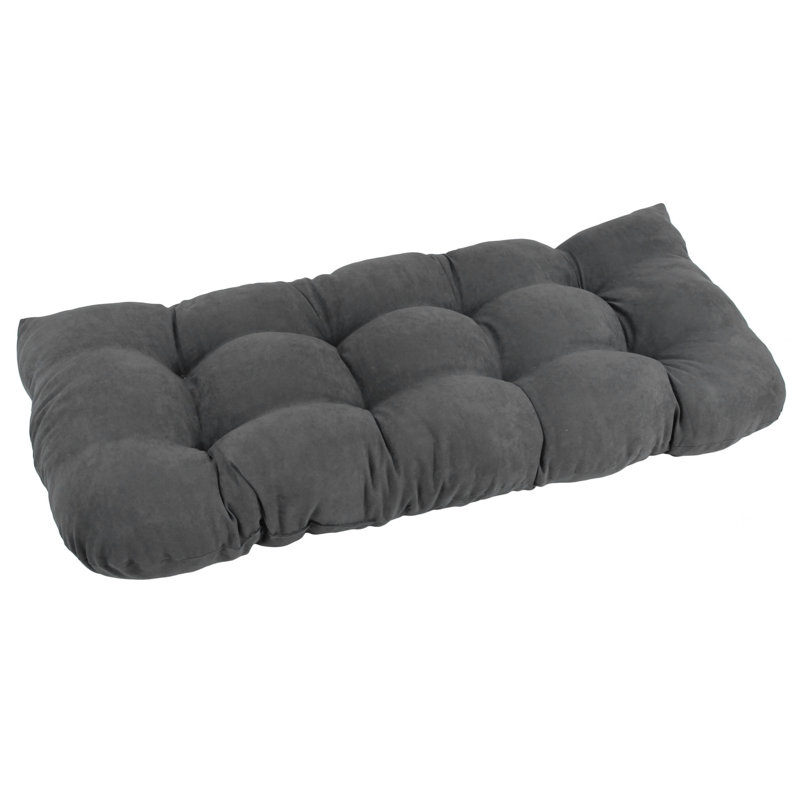 Coussin de banc d'intérieur cousu, Gris