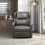  Chaise inclinable moderne et contemporaine en similicuir de 30 po Norihisa-715619818