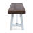 Outdoor Carlisle Benches, Sandblasted Dark Brown + White(Set Of 2)-145126196