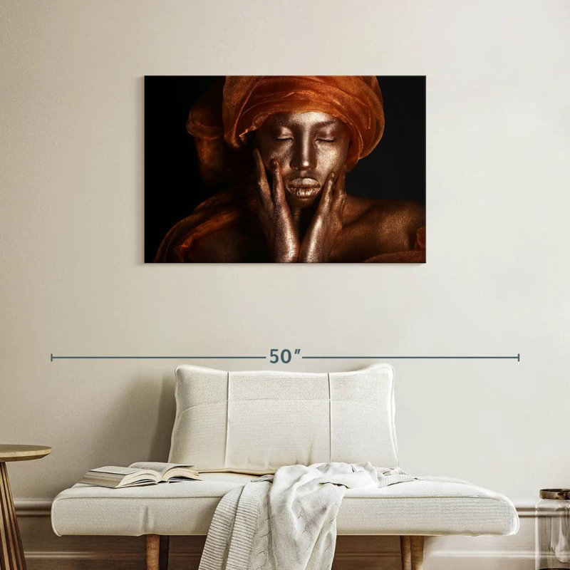 Beauté dorée Leisha, H 24 po x l 36 po
