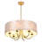 24" 6-Light Capiz Shell Drum Chandelier