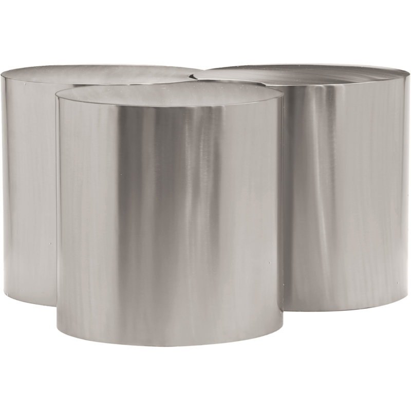 Hylie Coffee Table, Silver