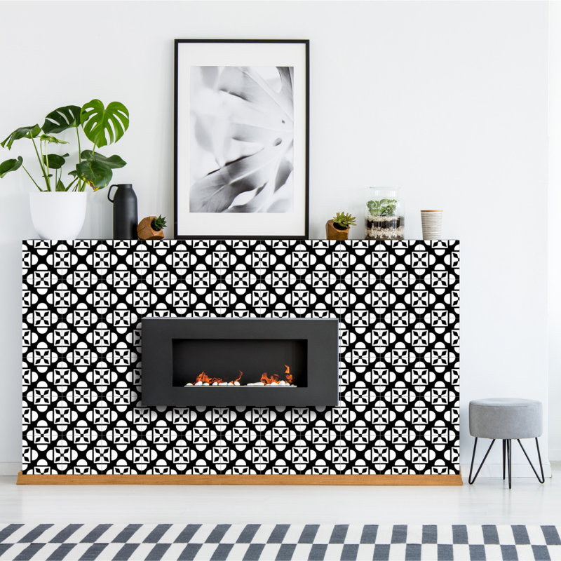 Carreau de mosaïque auto-adhésif en vinyle 8 po x 8 po