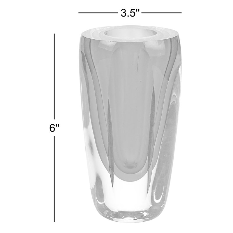 Vase en verre 6 "