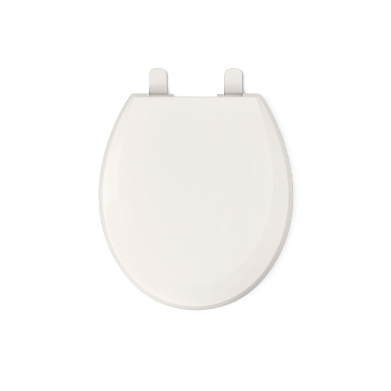 Lustra with Quick-Release Hinges Toilet Seat, Innocent Blush, Round