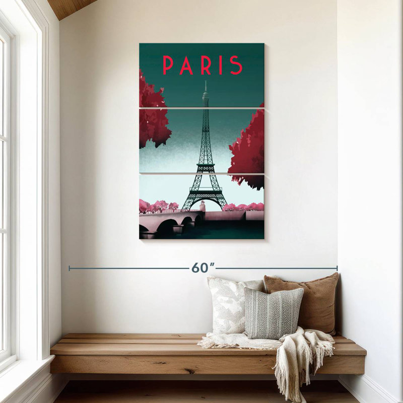 Masam visite Paris I, H 45 po x l 28 po
