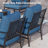 Akadian 9-Person Wicker Patio Conversation Set with Swivel Chairs-1322472059-1322472061