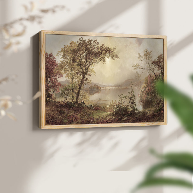 Paysages rétro-CCLxxv-reproduction encadrée, H 8 po x l 10 po, Naturel