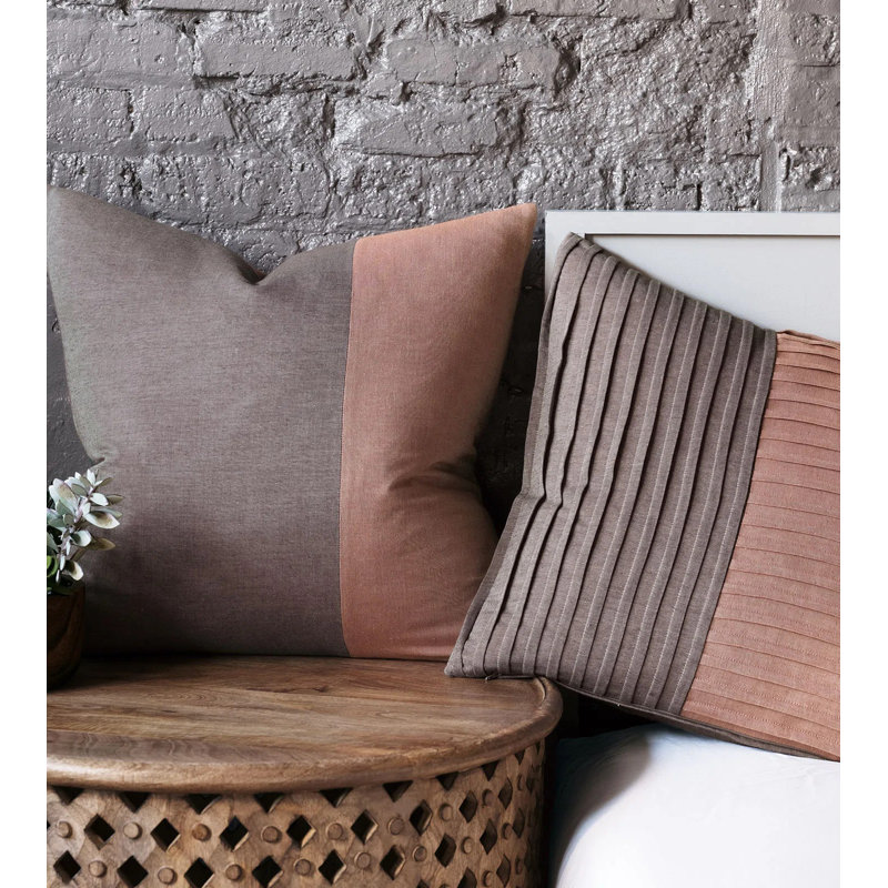 Fossil Square Pillow Cover & Insert