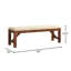 Banc rembourré en polyester Veliz-1073614034