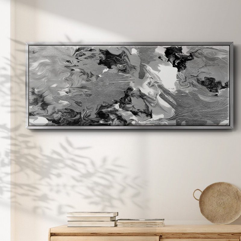 Rich Marble- Framed Canvas