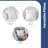 Martex White European Size 26 x 26 inches - Perfect for Bed or Couch - Soft & Durable Decorative