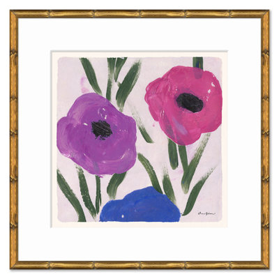 Study In Plum Print by Dana Gibson