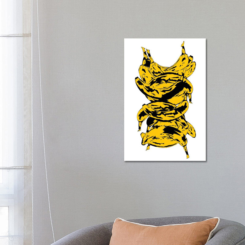 Band Of Bananas by Jaymie Metz - Wrapped Canvas Print, 66.04 cm H x 45.72 cm W x 3.175 cm D