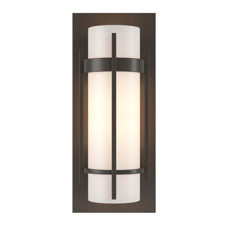 Banded 1 - Light Flush Mounted Scone with Bars, Dark Smoke