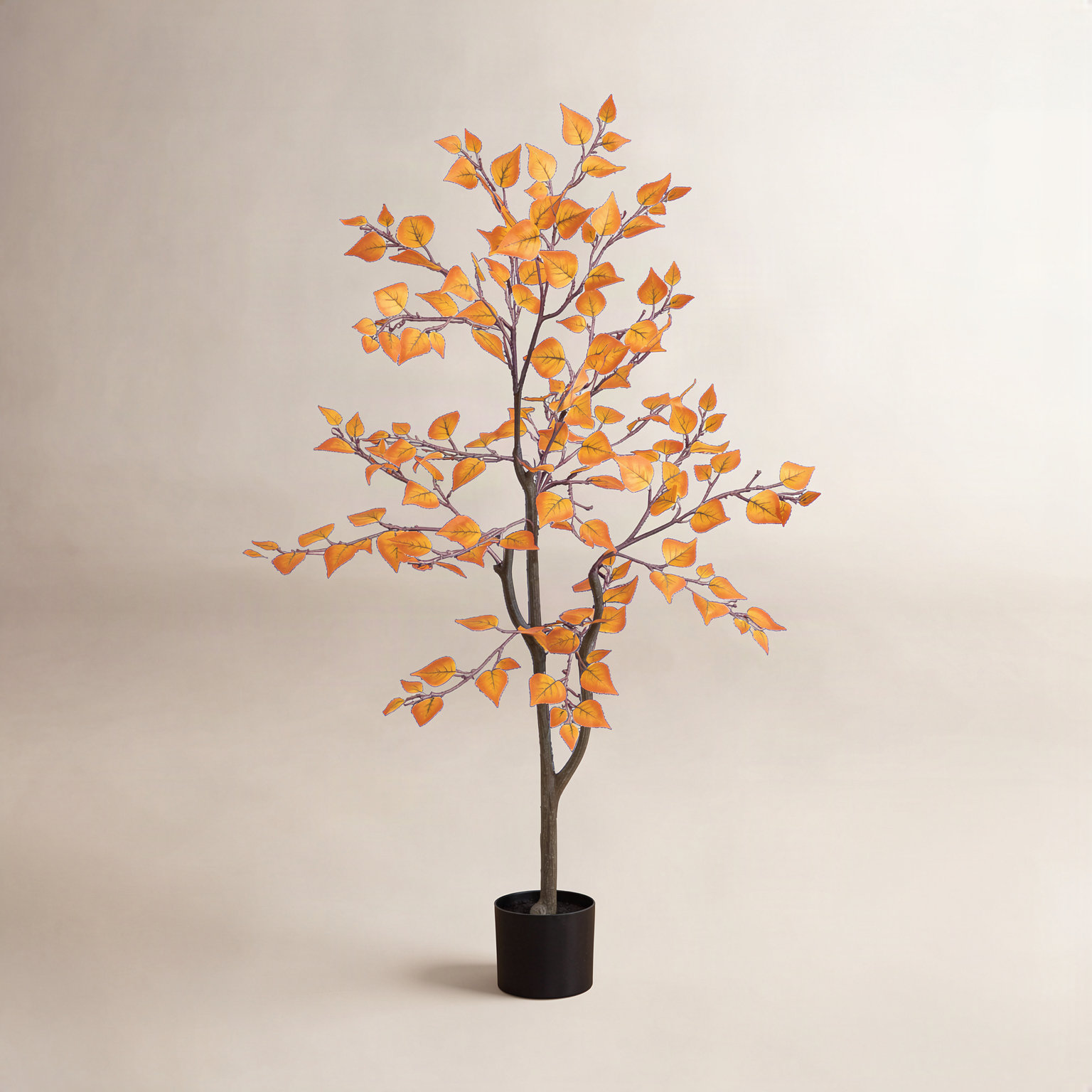 48" H Artificial Birch Leaf Fall Tree