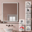 Miroir DEL 24 po x 36 po Eden - Bronze brossé-106331066-120782393