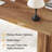 63'' Farmhouse Executive Desk with Thickened Top-304968670