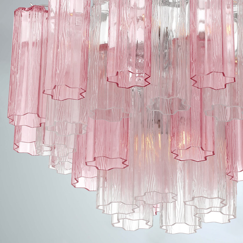 Lustre 6 lumières Wesham, Chrome poli