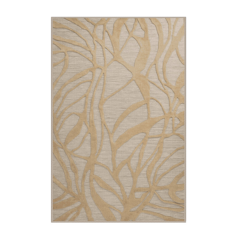 Tapis abstrait lavable à la machine, Tapis de couloir 2 pi x 4 pi