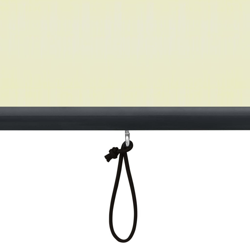 Outdoor Sheer Roller Shade, Cream, 250 cm L x 60 cm W