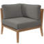 Causeuse d'extérieur en bois de teck Clearwater par Modway-450162285