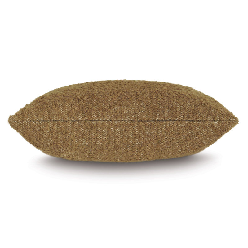Marl Pillow Cover & Insert, Mustard, Rectangle 15"H x 26"W