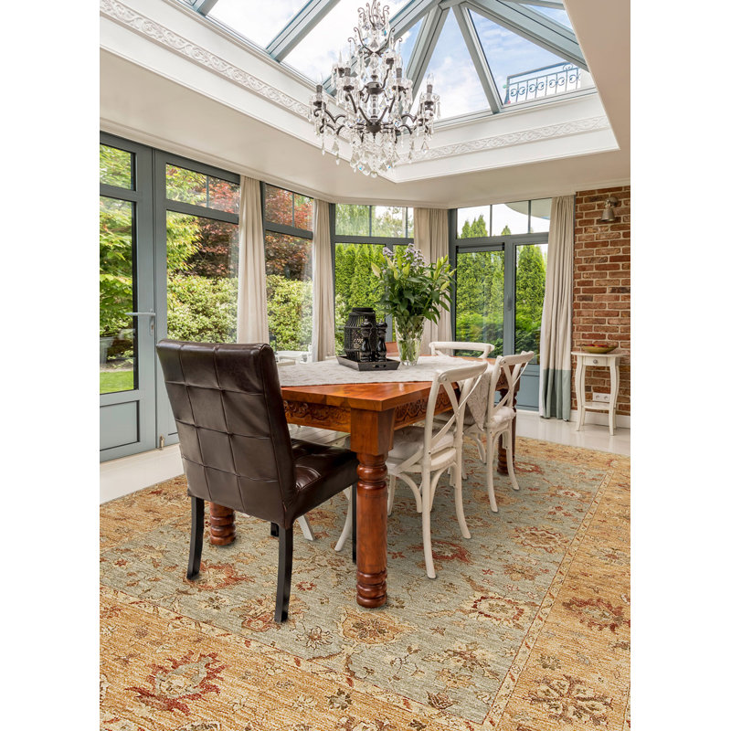 Essence Hand Knotted Wool Area Rug, Rectangle 12' x 18'