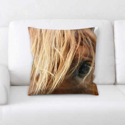 Laird Horse Throw Pillow
