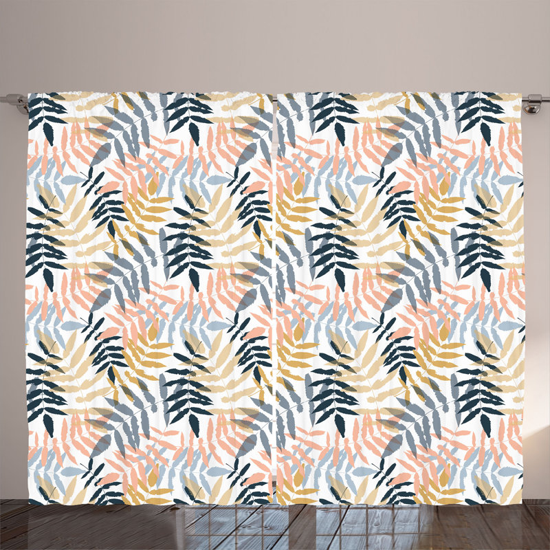 Semi Sheer Curtain Pair