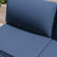 Canapé modulaire en osier 7 pièces en forme de L 7 pièces avec coussin-542957084